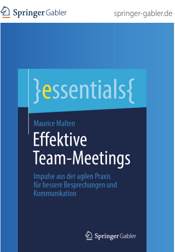 Cover des Buchs Effektive Team-Meetings von Maurice Malten, Springer Gabler essentials